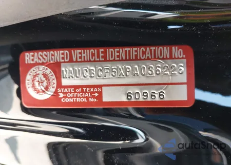 2023 Audi A5 Sportback Premium Plus 40 Tfsi Quattro S Tronic z USA, uszkodzony, nr VIN WAUCBCF5XPA036226